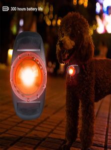 Vêtements de chien Pet LED sécurité clignotant lumière imperméable antilose pour collier petit gros chat accessoires 3 modes 9379834