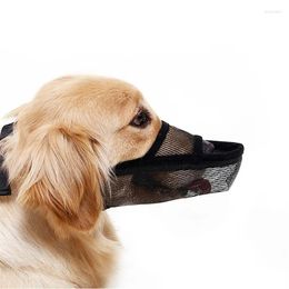 Appareils pour chiens Couvre-bouche à bouche bouche bouche à un garde respirable réglable Supplies extérieures accessoires