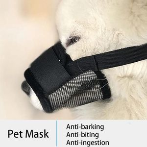 Vêtements pour chien Moupe de bouche à bouche réglable Masque en peluche