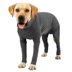 Vêtements pour chien animaux de compagnie à manches longues à manches longues à manches à manches longues pour les tenues de récupération de voyage en voiture familiale