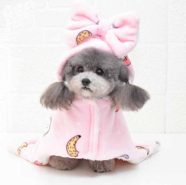 Vêtements pour chiens Pyjamas pour animaux de compagnie Sac de couchage Plus Velvet Chaud Chiot Automne et vêtements d'hiver60878045751445