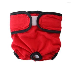 Ropa para perros Pantalones fisiológicos para mascotas Cinta de sujeción ajustable Elástico Impermeable Lavable Algodón Entrepierna Pañal sanitario menstrual