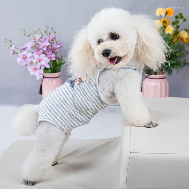 Ropa para perros Pantalones fisiológicos para mascotas Madre de una pieza Correa Teddy Menstrual Tía Bufanda Anti Acoso Seguridad
