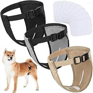 Appareils pour chiens Pantalons physiologiques Pantalons sous-vêtements couches couches lavables réglables pour les chiens femelles confortables