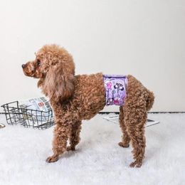 Vêtements pour chiens Pantalons physiologiques pour animaux de compagnie lavables avec bande de fixation pour chiens mâles couches anti-fuites animaux de compagnie réutilisables