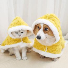 Vêtements pour chiens animaux de compagnie en peluche de vêtements mignons