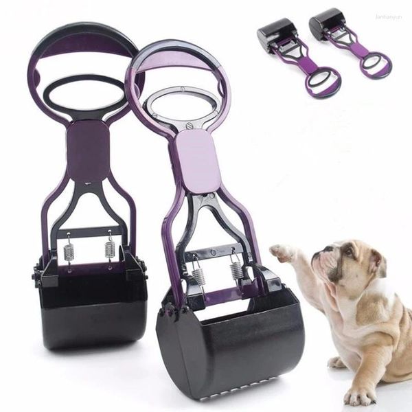 Progada para perros mascota puta scooper accesorios limpios bolsos de residuos sacos de caca mango largo de uso fácil recogida