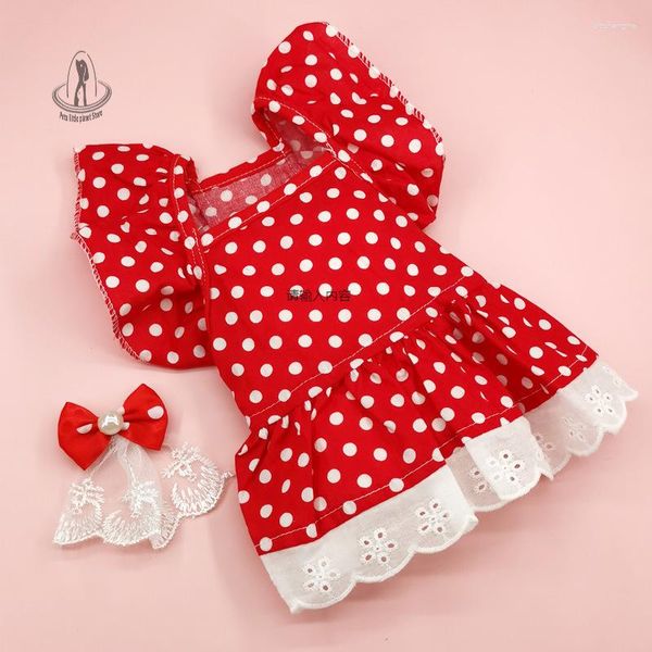 Vêtements de chien Pet Princess Robe 2023 Été Chiot Sweet Dot Jupe Chat Mode Chemise en dentelle Petits vêtements doux Yorkshire Chihuahua Caniche