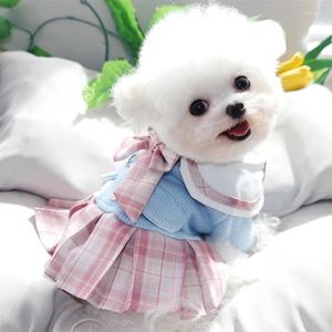 Vêtements de chien Pet Princess jupe chiot de style chute en peluche en peluche