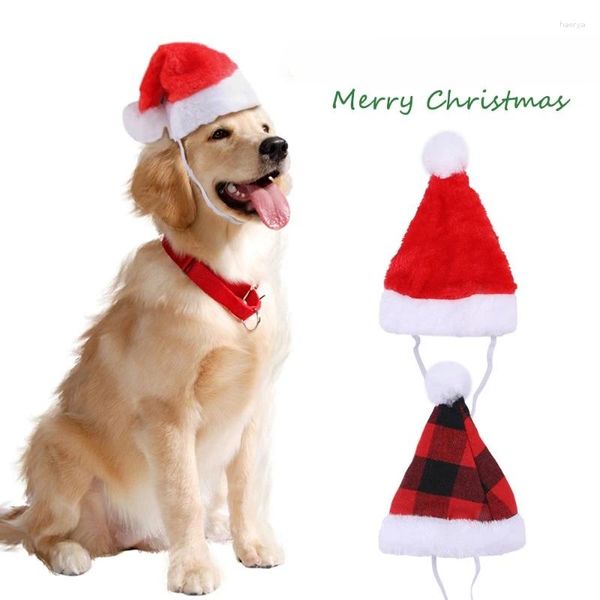 Produits pour animaux de compagnie de vêtements pour chiens sont drôles chapeaux de Noël chiens décorations de chats en peluche