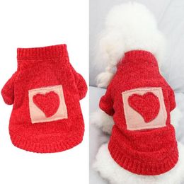Hondenkleding Pet Pullover Pretty Allergy Gratis slijtage Resistent Modieuze Winter Warm Supplies Sweater