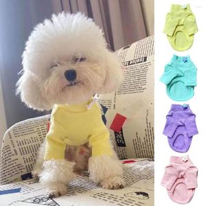 Hondenkleding Huisdier Puppy Katten Warm shirt met lange mouwen Kleding Bloemaccessoire Cosplay Twee benen voor kleine honden