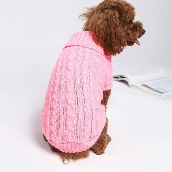 Vêtements pour chiens Pet Chiot Stretchy Allergy Free Fade-Resistant Keep Warm Sweater Pullover Clothes