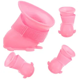 Hondenkleding Pet Rain Boots For Small Dogs Puppy Booties Wet schoenen Dealspet Snee Sneeuw Winter TPE -items