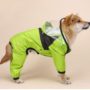 Chien Vêtements Pet Imperméable Vêtements Combinaison Veste Imperméable Chiens Résistant À L'eau Pour Randonnée Camping Marche