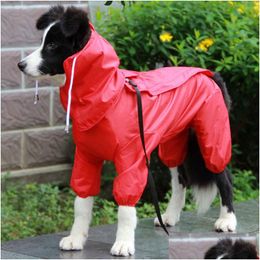 Ropa para perros mascota impermeable ropa impermeable al aire libre mono de monuminés para pequeños perros grandes capa de lluvia bldog bldog labrador dro dhzak