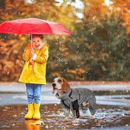 Hondenkleding Pet regenjas waterbestendige kattenjack capuchon jumpsuit puppy regenkleding honden waterdichte jas regenbestendig