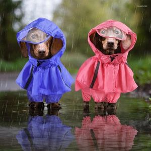 Hondenkleding Pet Regenjassen Waterdichte Outdoor Activiteit Regenjassen Kleine medium puppy Reflecterende winddichte kleding