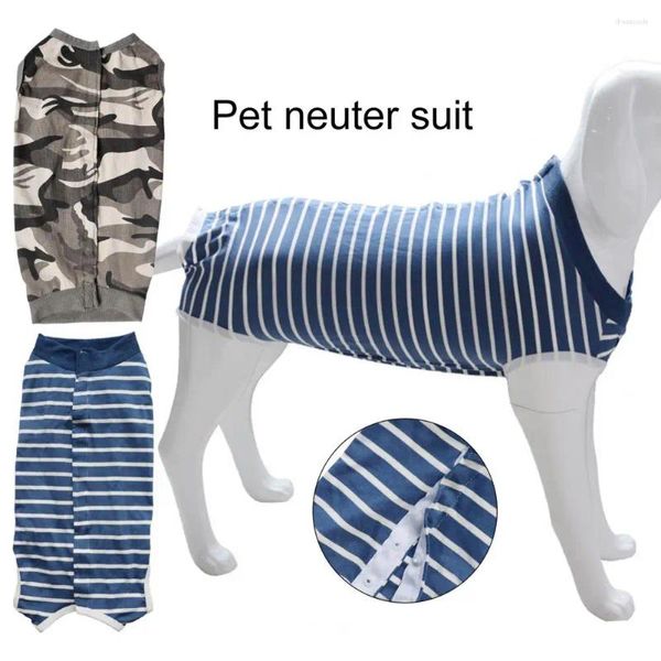 Vestimenta de recuperación de mascotas para perros con topón
