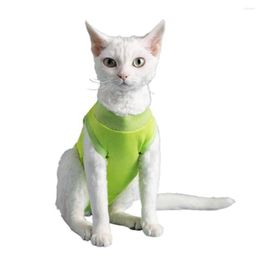 Vestuário para cães Roupa de recuperação para animais de estimação Fita fixadora Roupas ajustáveis para gatos Cães Macacões Bebê