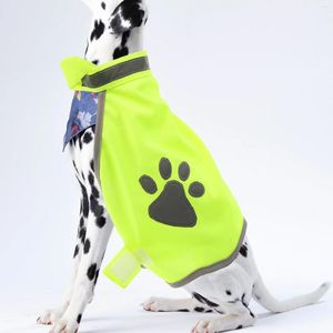 Ropa para perros Chaleco reflectante para mascotas Seguridad con patrón Abrigo Ropa transpirable (M)