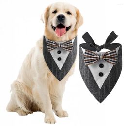 Vêtements pour chiens Salive serviette à cravate formelle collier nouc