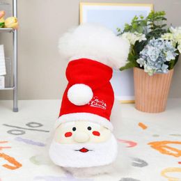 Vêtements pour chiens Pet Santa Claus Vêtements en peluche en peluche et vacances d'hiver à quatre pattes.