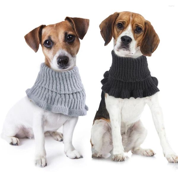 Vêtements pour chiens, écharpe pour animaux de compagnie, cache-cou, cache-oreilles, tricoté durable, haute élasticité, couvre-tête, bandeau de protection des oreilles