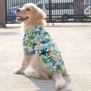 Hondenkleding Huisdierenshirt Zomerkleding Strand Wind Ademend Middelgrote grote honden Vakantiebenodigdheden