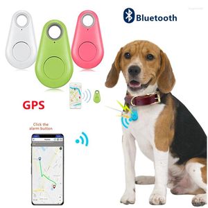 Vêtements de chien Pet Smart GPS Tracker Mini Anti-perte Bluetooth Localisateur Traceur pour chat enfants portefeuille de voiture clé de recherche collier accessoires