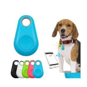 Hondenkleding Pet Smart GPS Tracker Mini Antilost Waterdicht Bluetooth Locator Tracer voor Cat Kids Car Wallet Key Collar Accessories D DH2BD