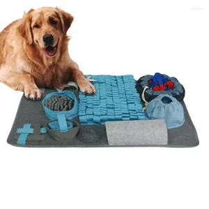 Ropa de perros Pet Mat de bañera para el dispensador de alimentación lenta Trata del olor a entrenamiento de olor al alivio de la alimentación interactiva Herramientas de alimentación interactiva