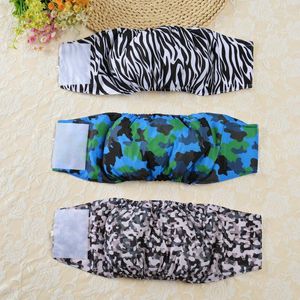 Vêtements pour chiens Bandes de ventre souples pour animaux de compagnie Bandes de couches mâles lavables pour chiens Wraps réutilisables Doggy Puppy