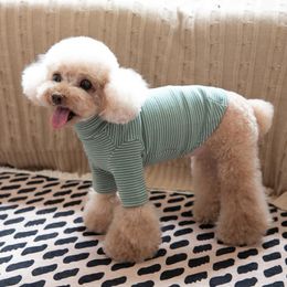 Vêtements pour chiens Pet Soft Stretch T-shirt Manteau Hiver Chaud Chemise En Peluche Pour Petits Grands Chiens Chats Chandails