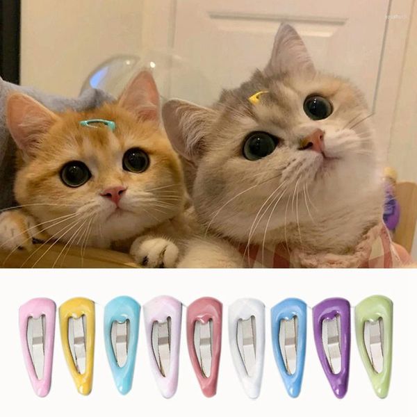 Chien vêtements fournitures pour animaux de compagnie accessoires toilettage dessin animé chiot jouet chat épingle à cheveux chaton os pinces à cheveux mode