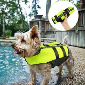 Vêtements pour chiens Fournitures pour animaux de compagnie Air Bag Gilet de sauvetage gonflable pliant extérieur maillot de bain de sécurité pratique