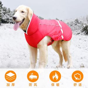 Vêtements pour chiens Fournitures pour animaux de compagnie Manteau rembourré en coton avec gilet en peluche et épais Bouton dans les vêtements Automne Hiver Veste Gilet