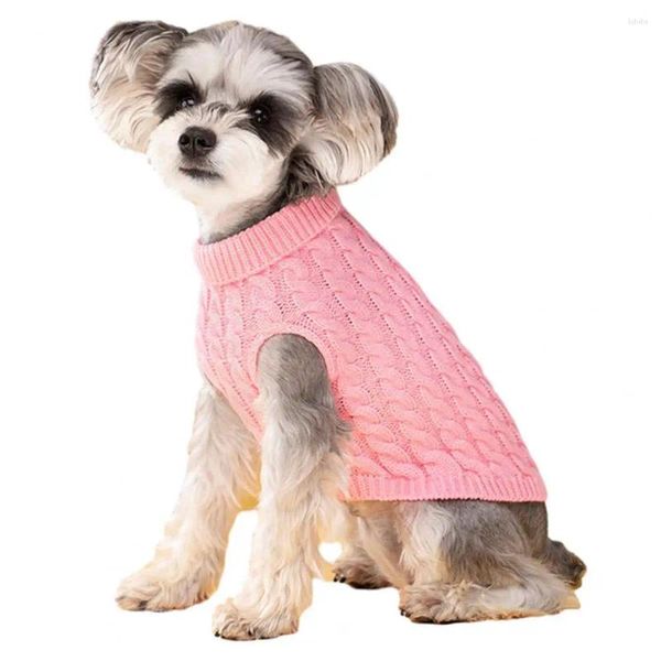 Vêtements pour chiens Pull pour animaux de compagnie Conception de revers Chaleur Chiens Chats Gilet d'hiver Vêtements