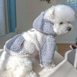 Sweat à chien pour animaux de compagnie avec manteau de remorquage de remorque Excellent excellent chiens mignons veste à sweat à sweat costume de molleton pour extérieur