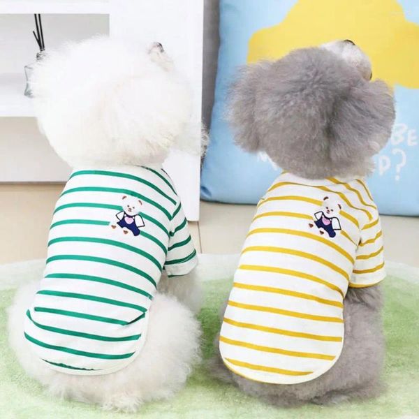 Camiseta para mascotas para perros Camiseta de vestir suave de caricaturas