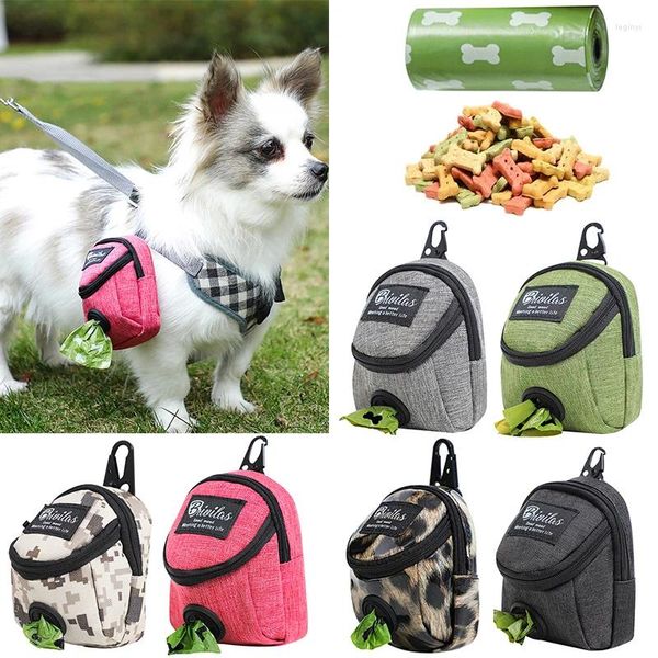 Ropa para perros Bolsa de tratamiento para mascotas Bolsa de entrenamiento multifunción portátil Dispensador de caca de viaje al aire libre Accesorios duraderos