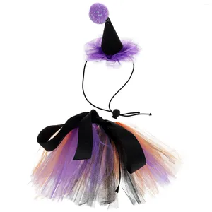 Vêtements pour chiens Pet Tutu Décor Jupe Costume d'Halloween pour a Chapeau de fête Chats et chiens Cosplay Props