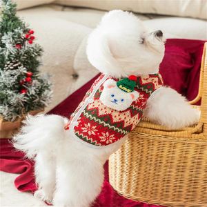 Vêtements pour chiens animaux de Noël laid pull à col roulé à col roulé de fête des vacances assorties de vêtements pour chat