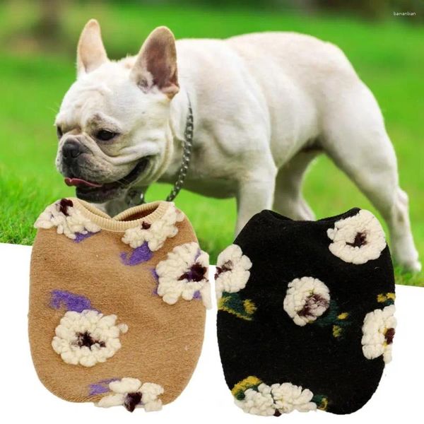 Ropa para perros Chaleco para mascotas Adorable Colores sólidos Cómodo Ajuste ajustado Decoración de dos piernas Vestido Tipo Jersey Ropa cómoda para paseos