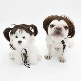 Pet Wig Pet Wig de perros Cat and Costplay Accesorios de cubierta Cubierta Suministros de sombreros divertidos