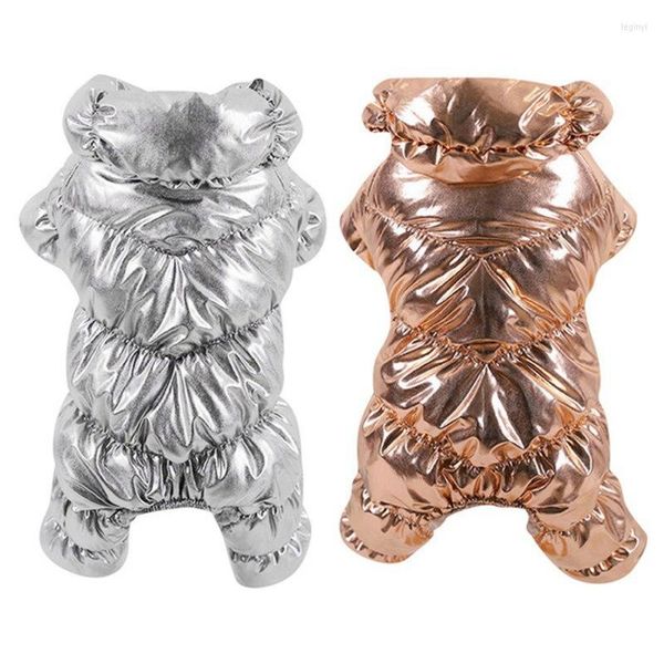 Vêtements pour chiens salopette coupe-vent pour animaux de compagnie vêtements d'hiver pour petits chiens moyens manteau en duvet imperméable épaissir Parka combinaison chiot tenues