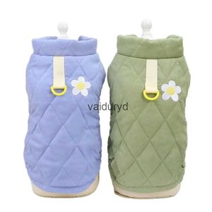 Hondenkleding Winterjas voor huisdieren Fleece en effen diamantpatroon Ontwerp Kat Puppy Warme kleding 2 kleuren 5 matenvaiduryd