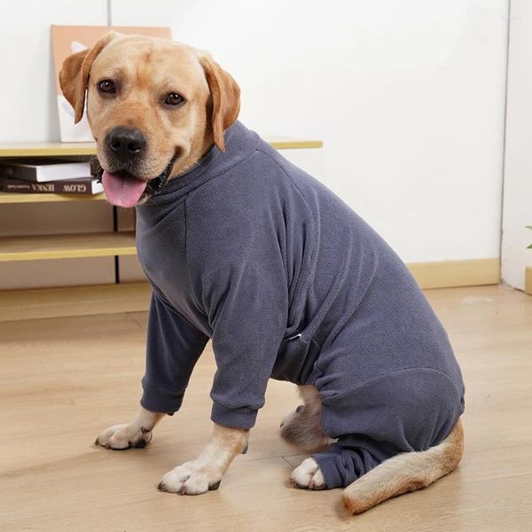Ropa para perros Mascota Invierno Apretado Cálido Cálido Ropa acolchada de algodón de cuatro patas Pijamas de alto estiramiento Suéter de cuello alto Camisa Chaleco cómodo