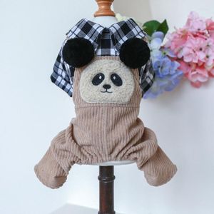 Vêtements pour chiens PETCIRCLE Vêtements Mignon Panda Ball Salopette Pour Petit Moyen Chiot Chat Toute La Saison Pet Vêtements Costume Fournitures Manteau