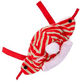 Vêtements pour chien animaux de tête de tête de la tête du chapeau créatif petit accessoire chat coiffeur chaud flanelle adorable